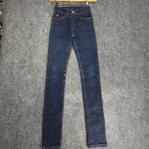 Cheap Monday Jeans Womens 27 Skinny Cotton Stretch Pockets Zip Fly Logo